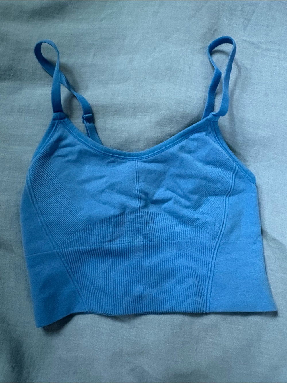 all in motion Sky Blue Seamless Sports Bra